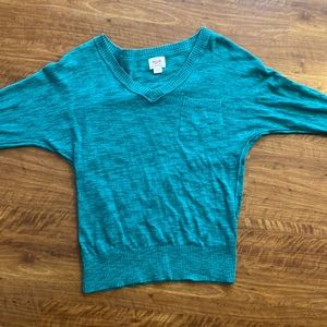 Turquoise Teen Sweater XS Mossimo Supply Co